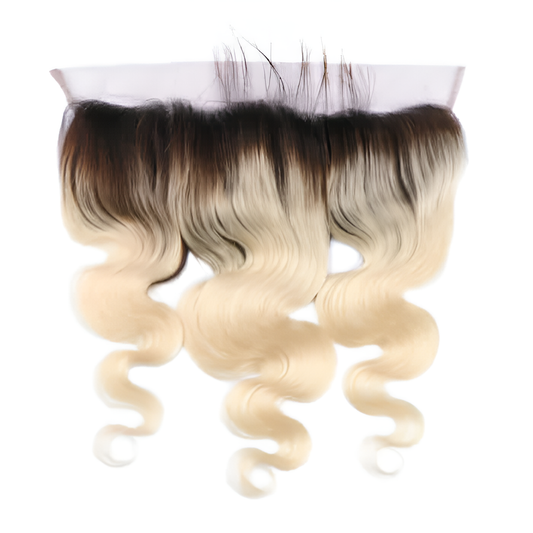 Body Wave Ombre Blonde-613 Hair with 13X4 Frontal - Bundle of 4