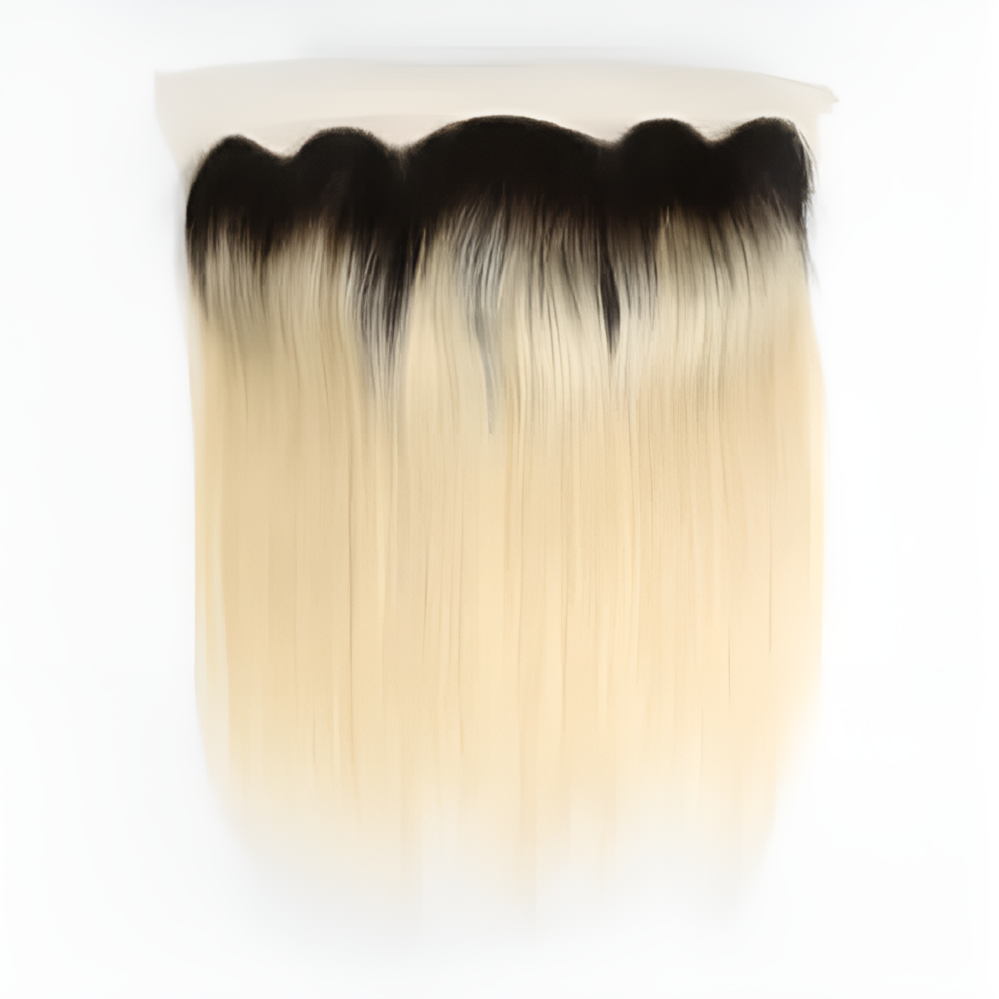 Straight Ombre Blonde-613 Hair with 4X4 Closure- Bundle of 4