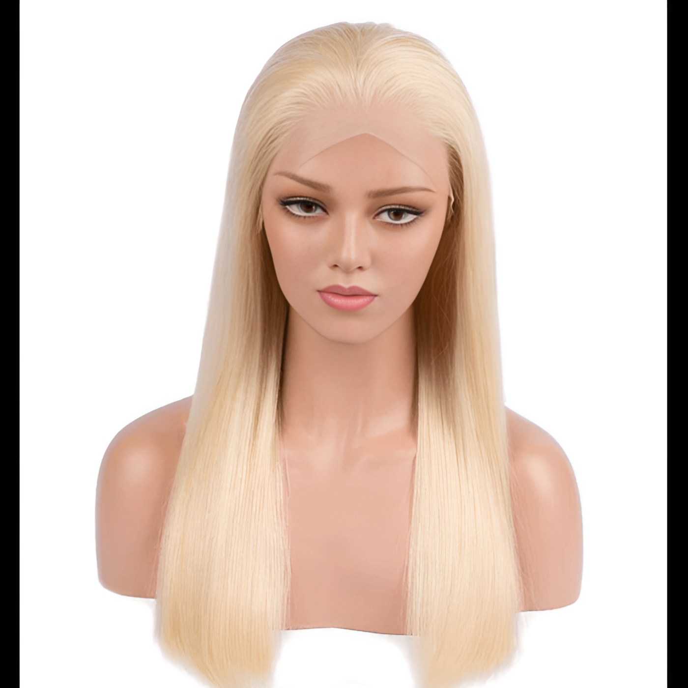 Straight Blonde-613 13X4 - Frontal Glue less Wig