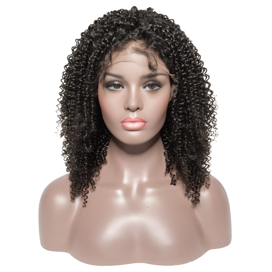 Afro Curly Natural Black Bob Wig