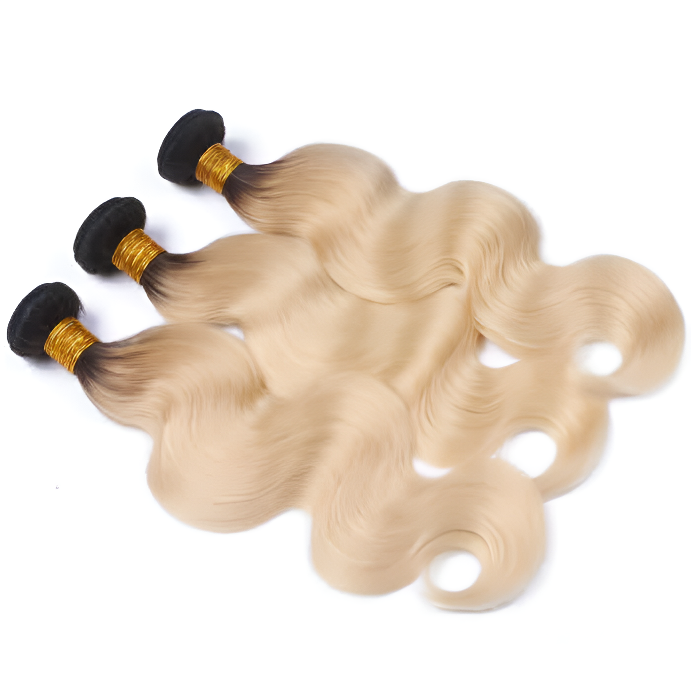 Body Wave Ombre Blonde-613 Hair - Bundle of 3