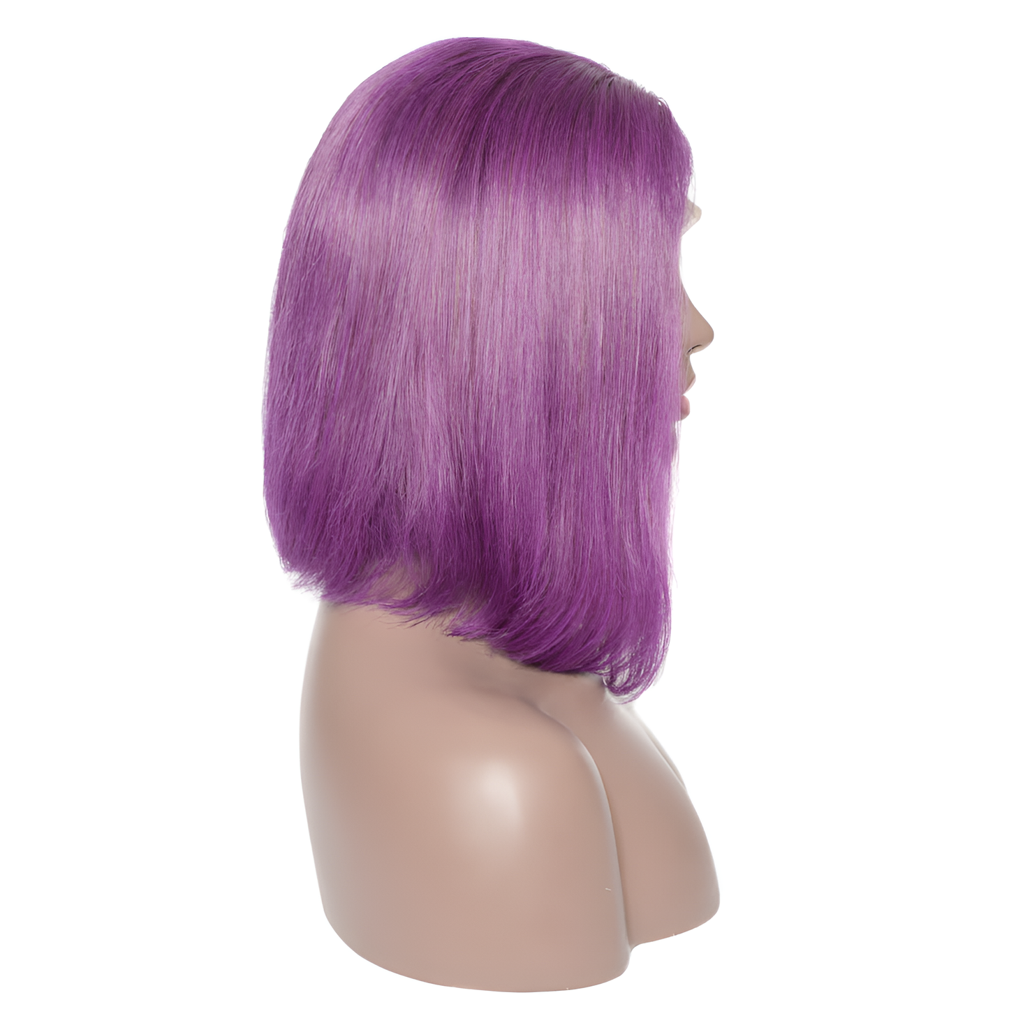 Straight Purple 13x4-Lace Front Bob Wig