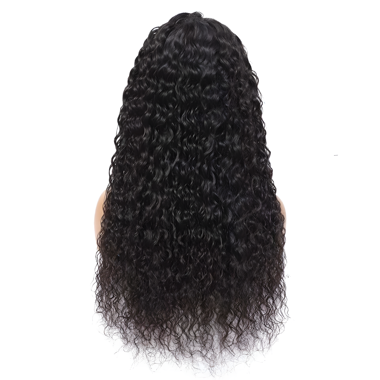 Water Wave Natural Black 13X6 - Frontal Glue less Wig