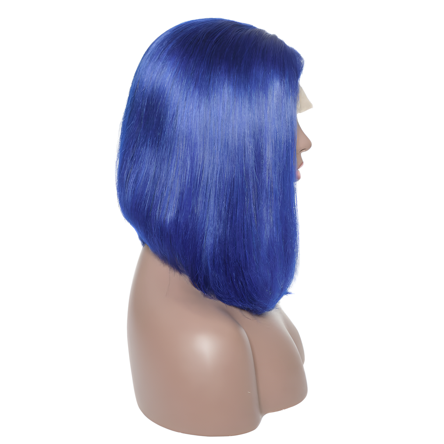 Straight Blue 13x4-Lace Front Bob Wig