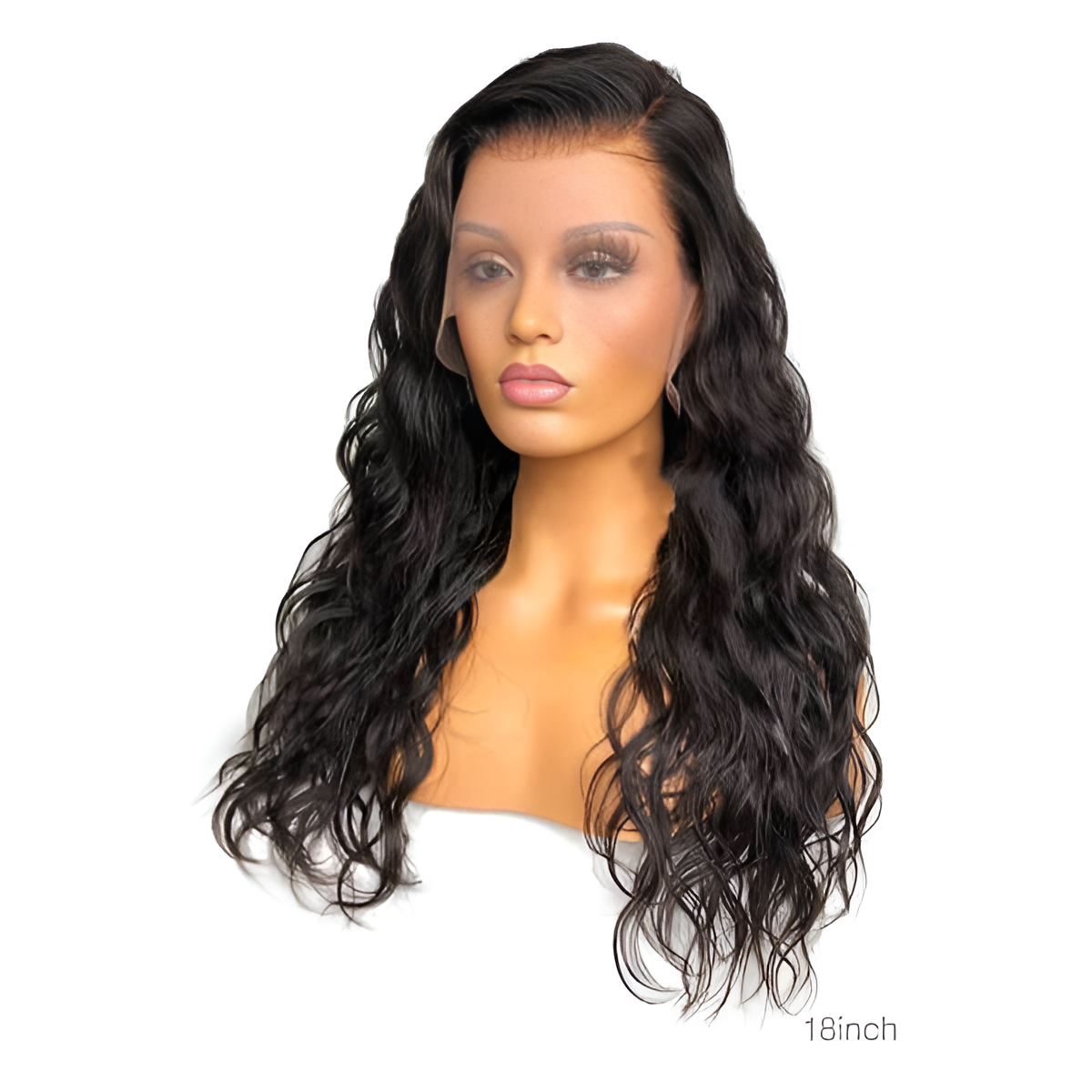 Natural Wave Natural Black 13X6-Frontal Glue less Wig