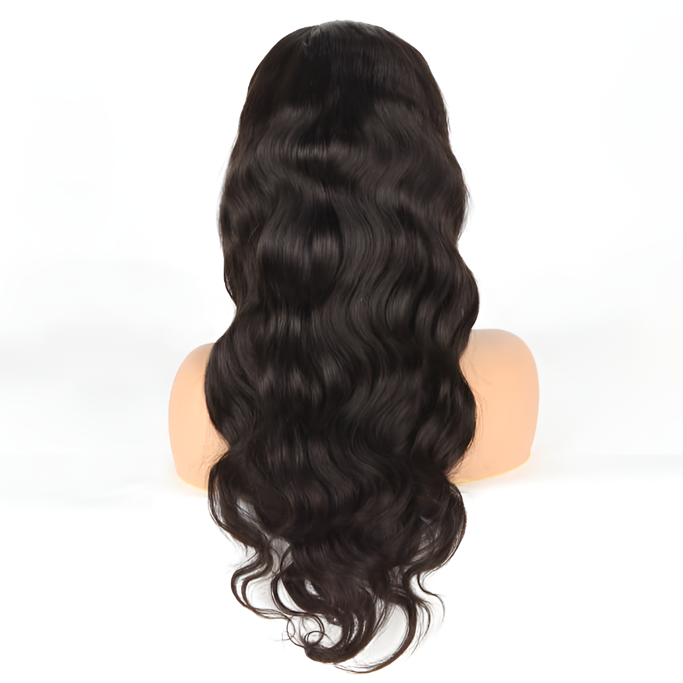 Body Wave Natural Black 13X4 - Frontal Glue less Wig