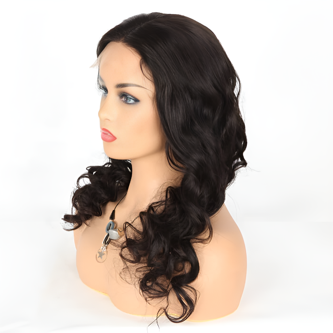 Loose Wave Natural Black 13X4 - Frontal Glue less Wig