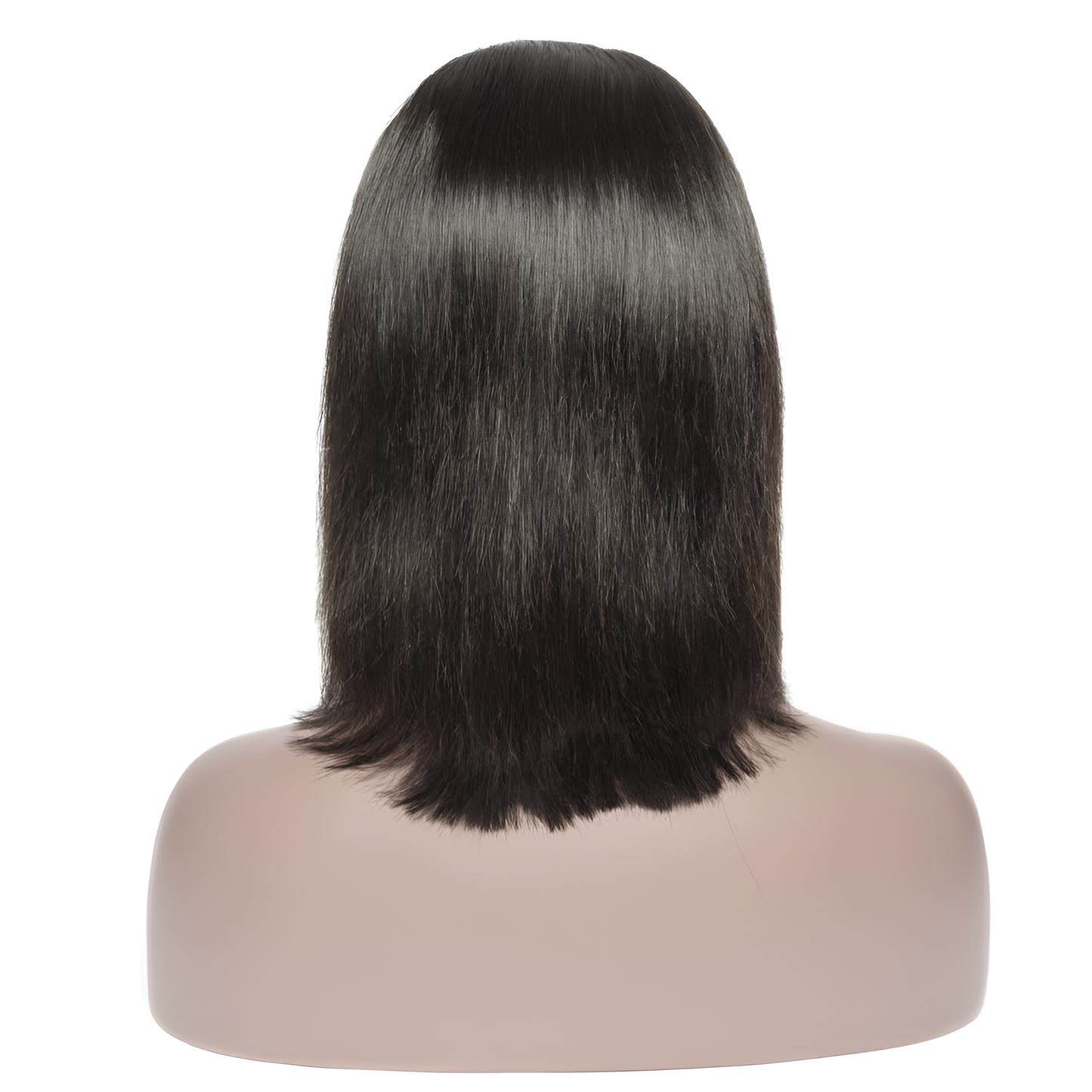 Straight Natural Black Bob wig