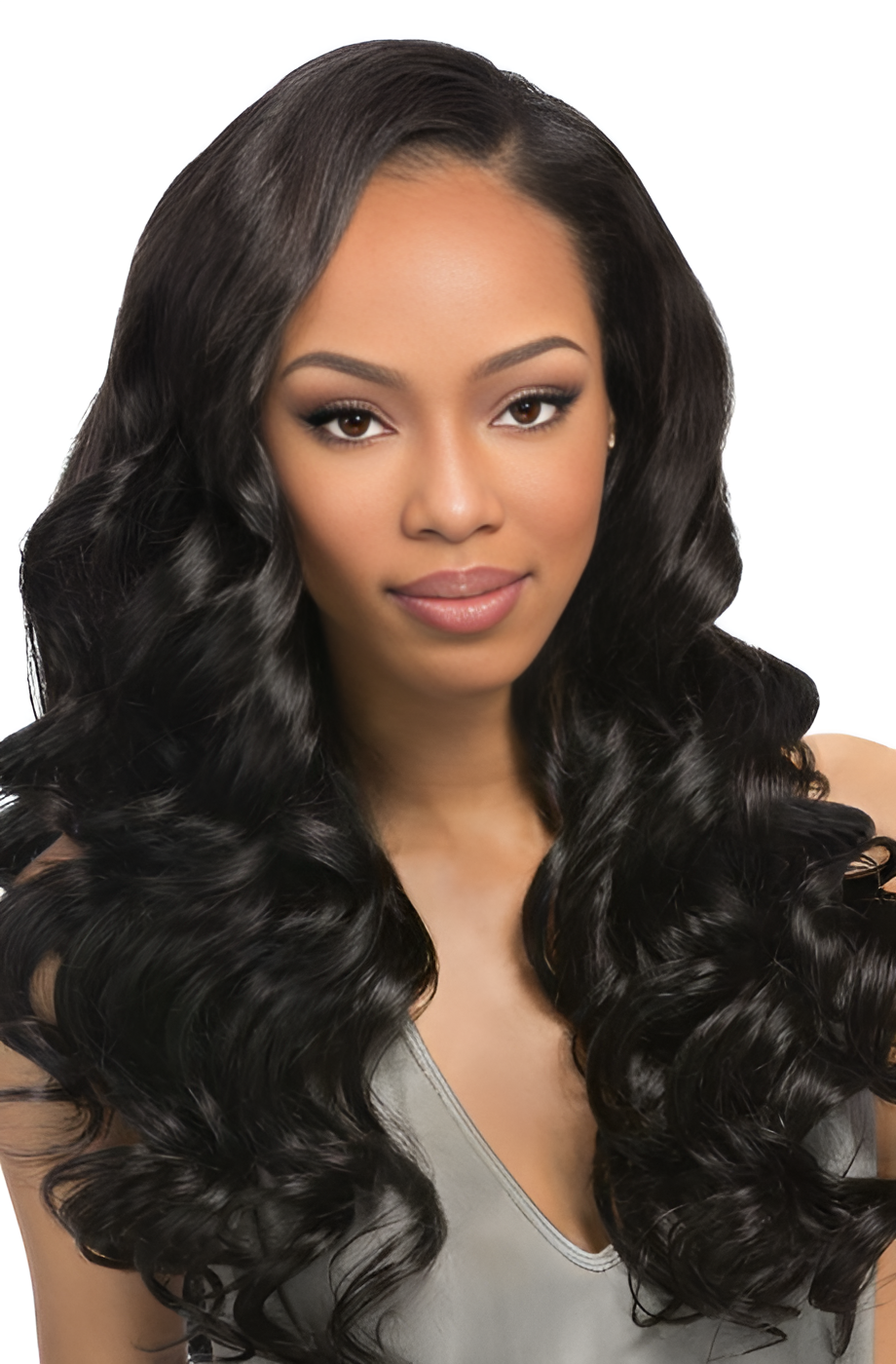 Loose Wave Natural Black 13X6 - Frontal Glue less Wig