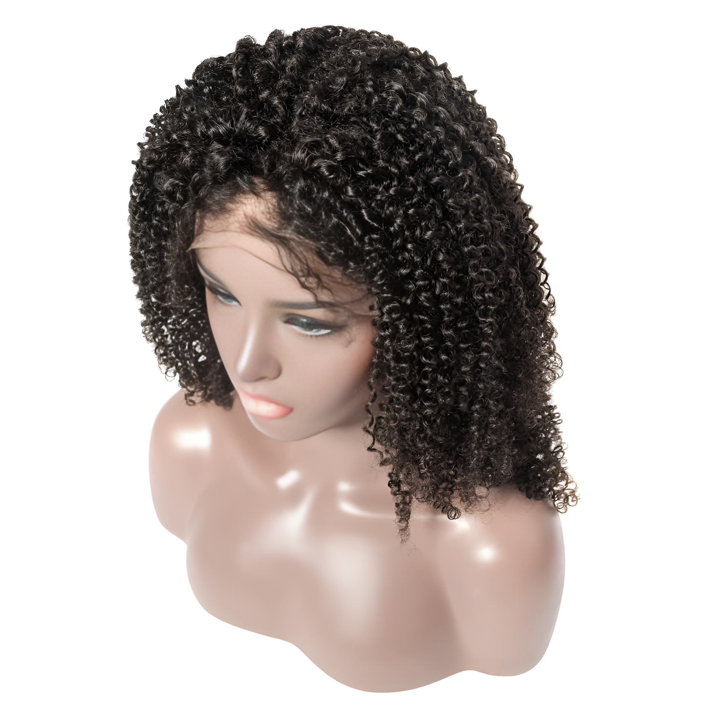 Afro Curly Natural Black Bob Wig