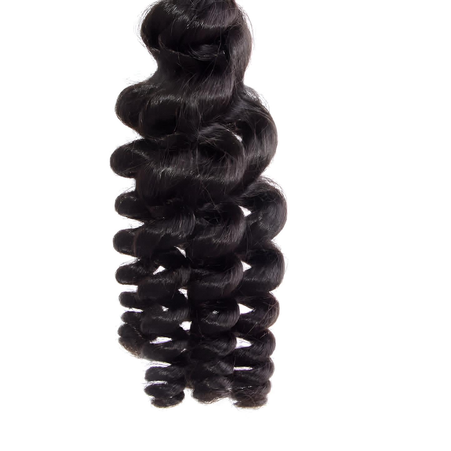 Loose Curly Virgin Hair with 13X4 Frontal- Bundle of 4